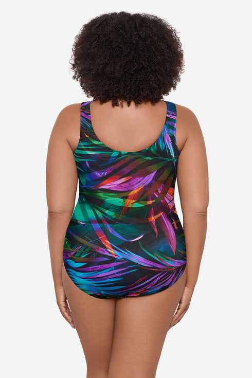 MiracleSuit Plus Size Palma Paradiso Oceanus One Piece Swimsuit